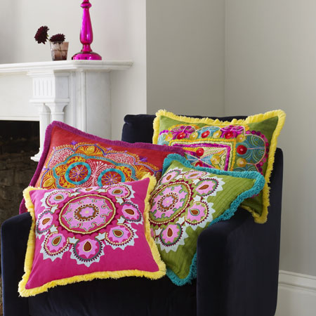 Embroidered Cushions